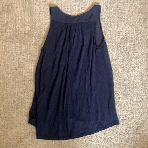 XS Merona Blue Lace Tie Tank Top - Picture 3 of 3